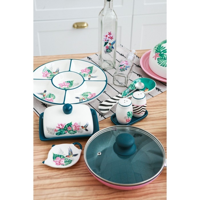 Подставка под чайный пакетик Доляна &laquo;Тропики&raquo;, 12&times;9 см