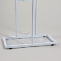 Подставка для цветов Greengo, 4 полки, 43 &times; 22 &times; 82 см, напольная, металл, белая