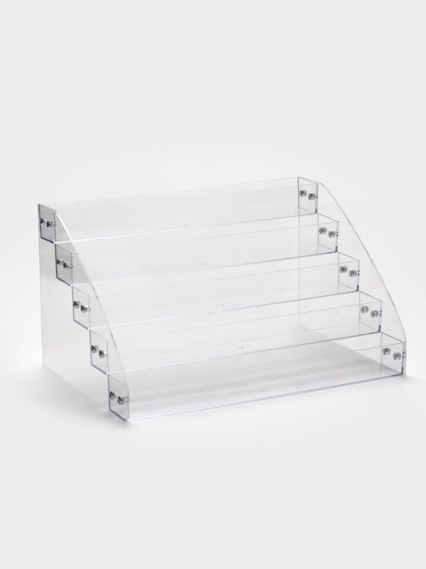 Подставка под лаки 5 этажей, 31,3&times;17,8&times;22,4см, оргстекло 2 мм
