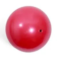 Мяч для художественной гимнастики Металлик, диаметр 19см, цвет красный