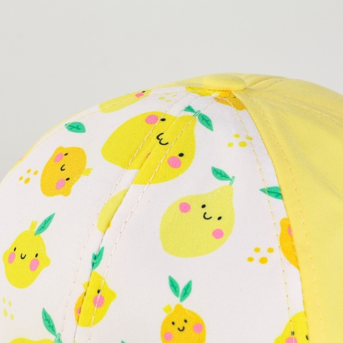 Кепка детская для девочки &laquo;Лимончик&raquo;, р-р. 48-50