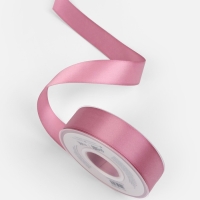 Лента атласная двухсторонняя №165 25мм*25&plusmn;1м пыльная роза TR