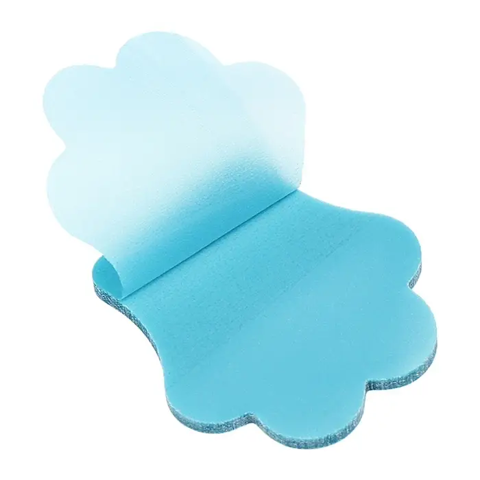 Блок-закладка с липким краем пластик Лапка 50л, голубой, 45мм х 45мм  CALLIGRATA