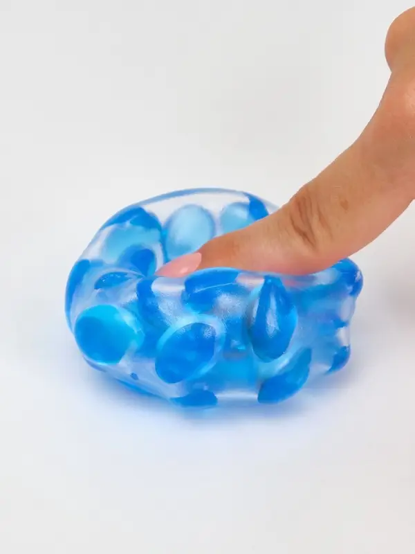 Мялка "Шар с камушками", цвета МИКС