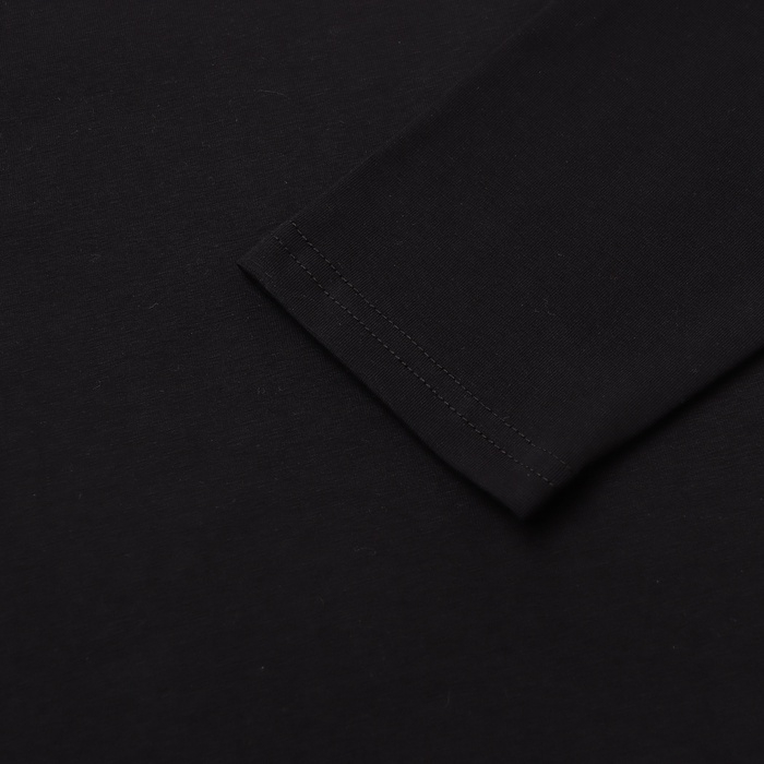 Джемпер (лонгслив) мужской MINAKU: Basic line MAN цвет черный ,размер 52