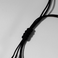 Браслет-оберег &laquo;Рука счастья Хамса&raquo; хрусталики, цвет чёрно-синий с чернёным серебром, d=8 см