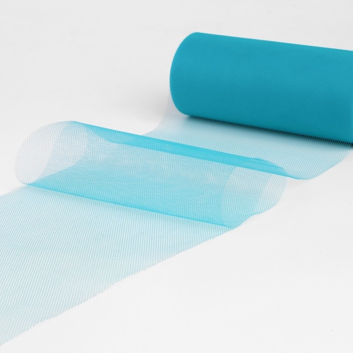 Фатин, 15 см, 11 &plusmn; 1 г/кв.м, 23 &plusmn; 1 м, цвет голубой №15