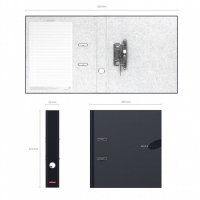 Папка-регистратор А4, 50 мм, ErichKrause Work Inside, собранная, ламинированная, черная Папка-регистратор А4, 50 мм, ErichKrause Work Inside, собранная, ламинированная, черная