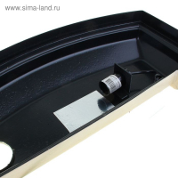 Аквариум "Телевизор" с крышкой, 30 литров, 46 х 20 х 33/38,5 см, беленый дуб