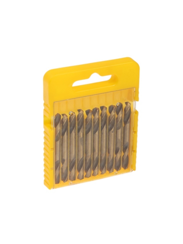 Набор двусторонних сверл по металлу ТУНДРА, HSS-Tin, 5.2 х 55 мм, 10 шт. Набор двусторонних сверл по металлу ТУНДРА, HSS-Tin, 5.2 х 55 мм, 10 шт.