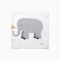 Набор платочков Крошка Я Funny Zoo 30*30 см-5 шт, бязь, 100 % хлопок