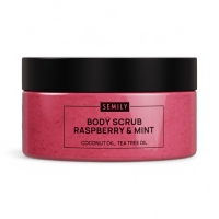 Скраб для тела Semily с малиной и мятой, 300 мл