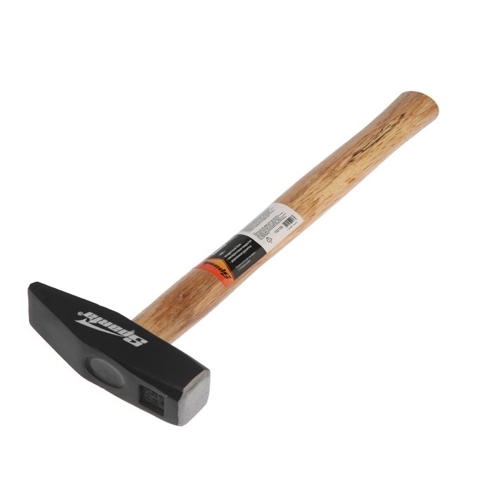 Молоток слесарный Sparta, квадратный боек, деревянная рукоятка, 800 г Молоток слесарный Sparta, квадратный боек, деревянная рукоятка, 800 г