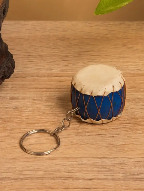 Сувенир брелок "Барабан" махагон, МИКС, 3,5х3,5х3 см