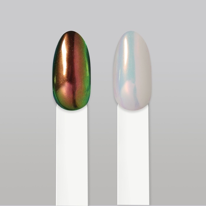 Втирка для ногтей, с аппликатором, цвет сияние