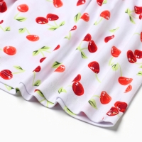 Платье для девочки "Вишни", цвет белый, рост 110-116