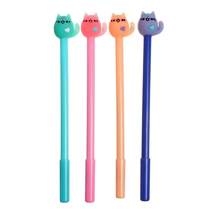 Ручка - прикол гелевая Calligrata &laquo;Кошка&raquo;, МИКС