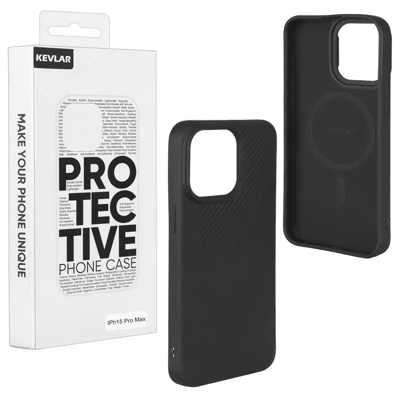 Чехол iPh 15 Pro Max TPU Kevlar