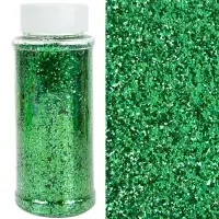 Конфетти &laquo;Шестиугольники&raquo; зелёные, металлик, 0.1 см, 90 г