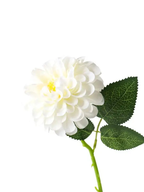 Цветы искусственные "Хризантема Амадея" d-9 см 46 см, белый