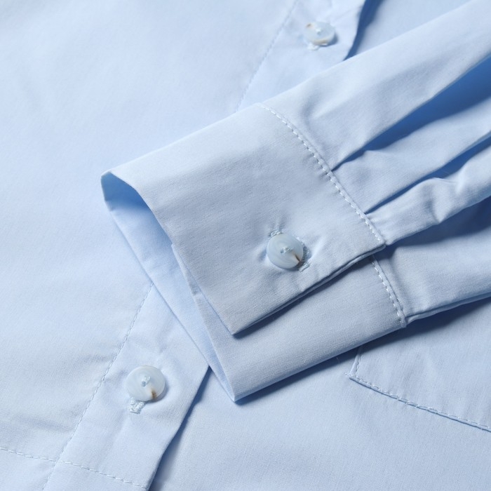 Блузка женская MINAKU: Casual Collection цвет голубой, р-р 52 Блузка женская MINAKU: Casual Collection цвет голубой, р-р 52