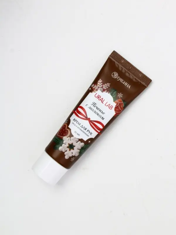 URAL LAB Арома Саунд Крем для рук с ароматом печенья с молоком, 30 мл