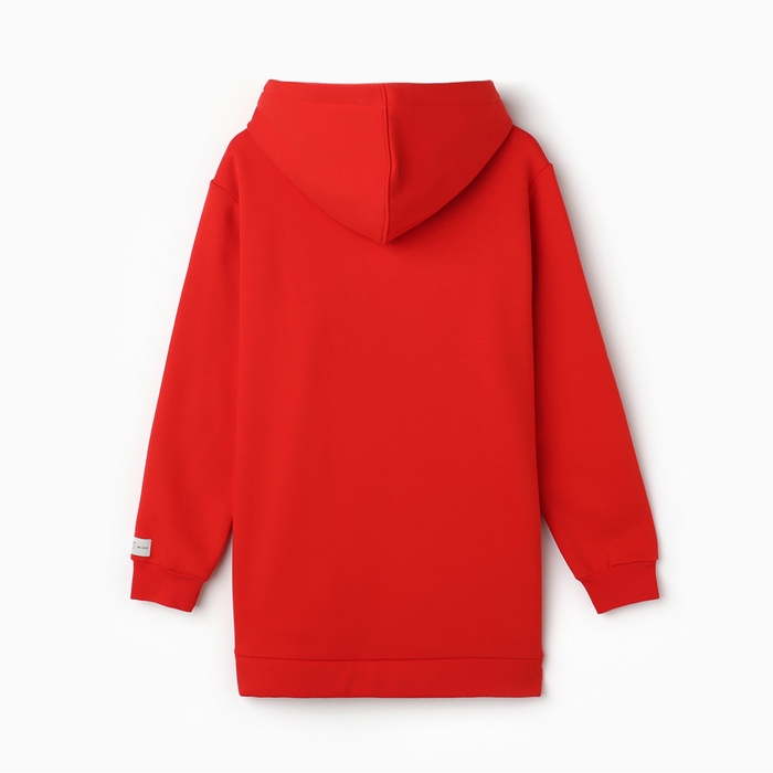 Худи женское с начёсом MIST Cozy style, красный, размер 58