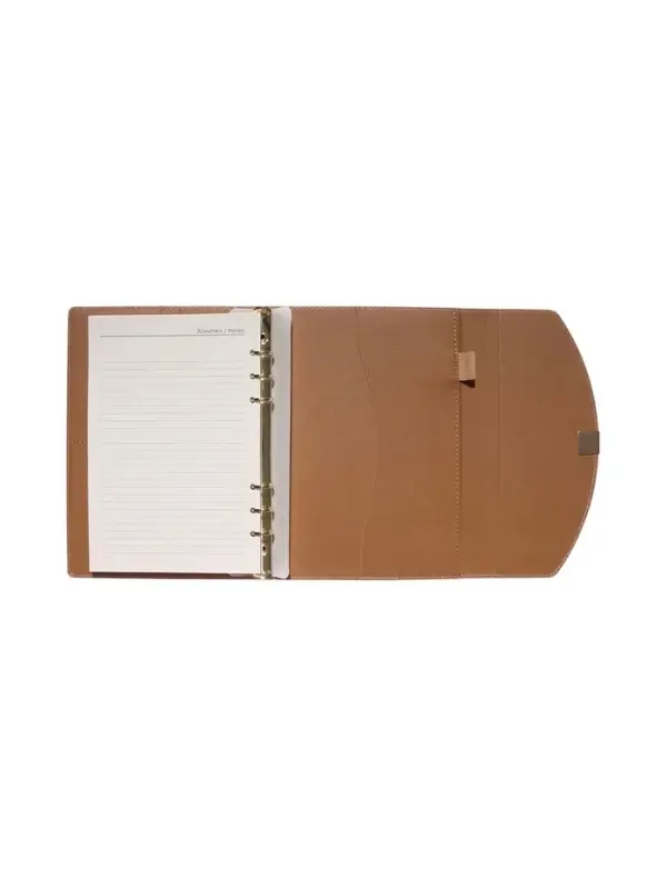 Органайзер на кольцах, A5, с клапаном, 80л, линия, к/зам, Розовый