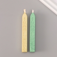 Сургучный набор "Растительный венок" печать, ручка, сургуч 12,5х10х3,6 см