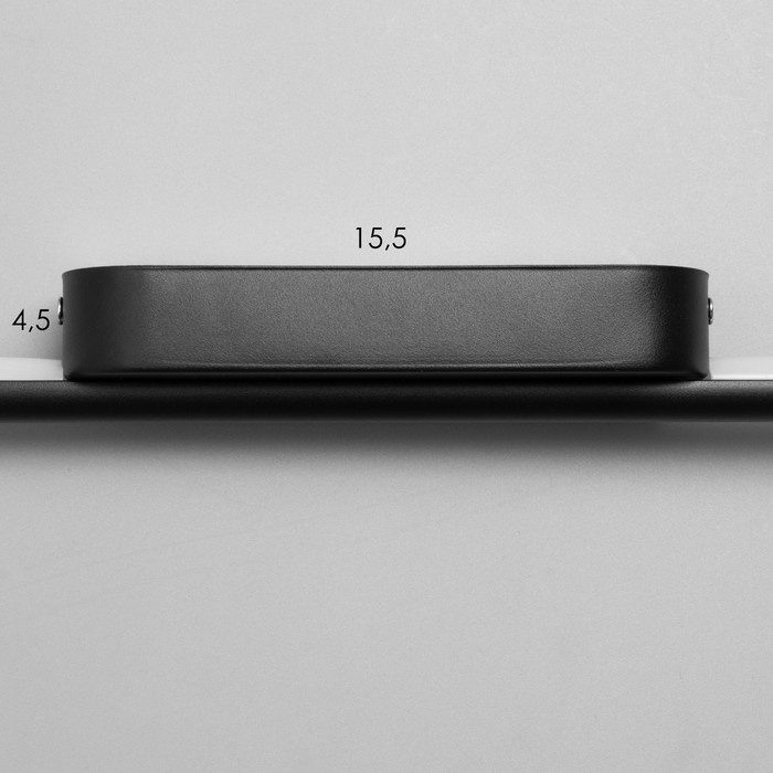 Бра "Лангер" LED 18Вт 6000К чёрный 100х3 см