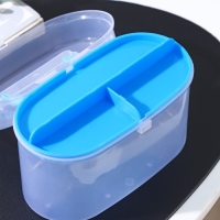 Органайзер для хранения со вставкой, 15&times;7,5&times;10 см, цвет МИКС