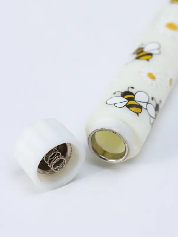 Свечи светодиодные "Античные. Ромашки и пчёлки" набор 2 шт 2хААА 2х2х27,5 см 2,5х7х32 см