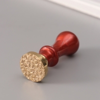 Печать для сургуча с пластиковой ручкой "Цветочки" 6,3х2,5х2,5 см