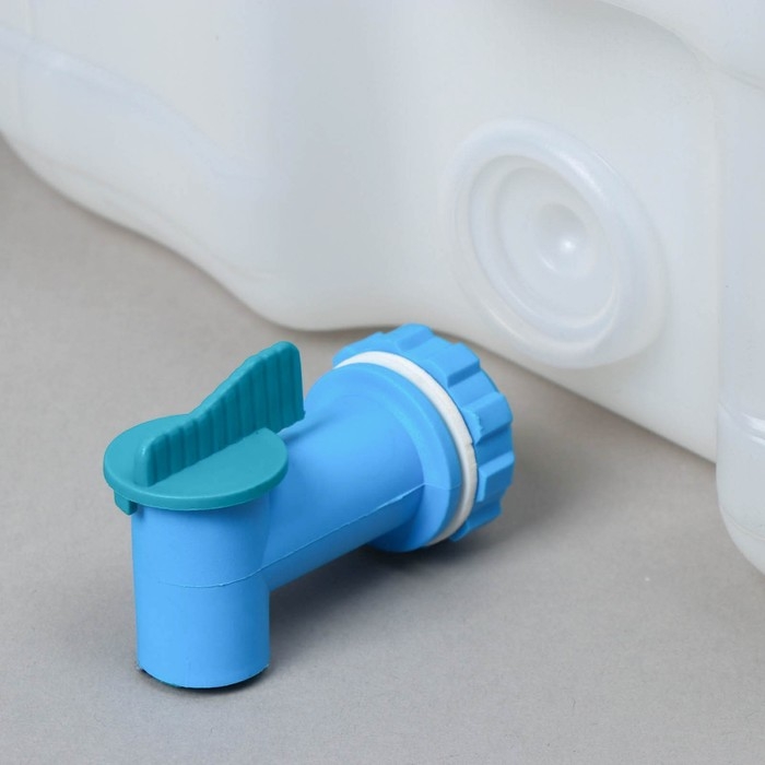 Канистра-умывальник, пищевая, 15 л, белая Канистра-умывальник, пищевая, 15 л, белая