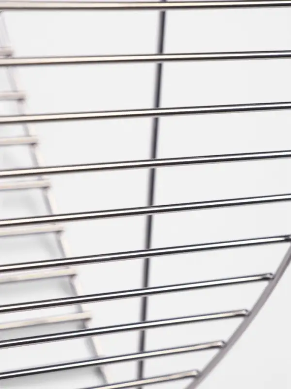 Кормушка для сена металлическая, 17 х 14 х 16 см, серебристая