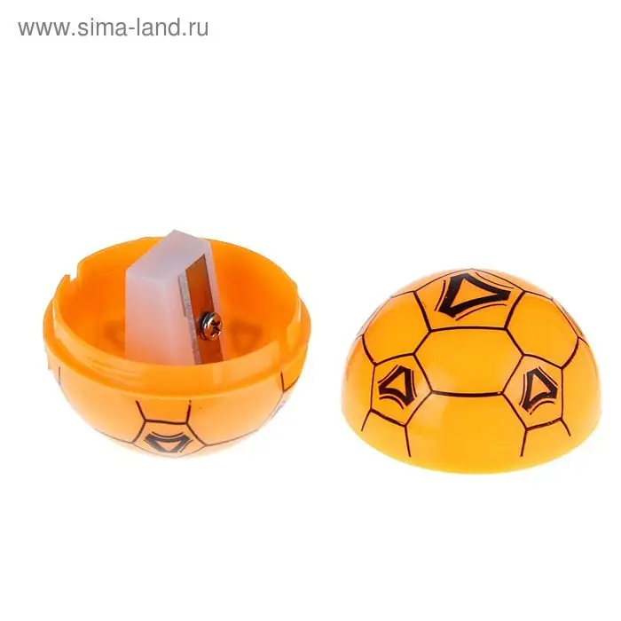 Точилка с контейнером &laquo;Мяч&raquo;, МИКС