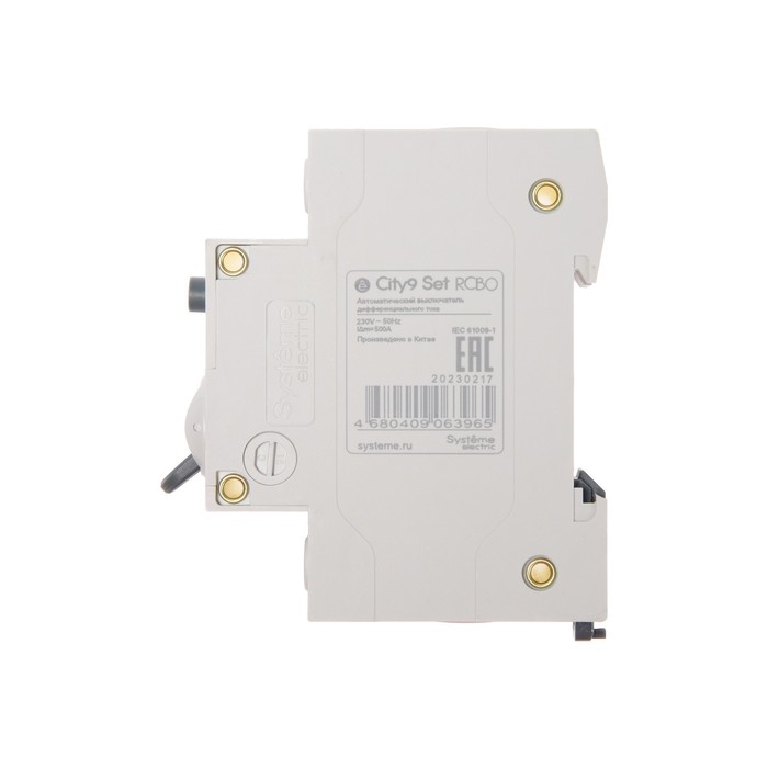 Выключатель авт. диф. АВДТ SE City9 Set, 1P+N, С, 10 А, 4.5 kA, 30 мА, AС, 230 В