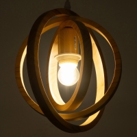 Светильник BayerLux ЭКО "Лика" 1х40Вт Е27 коричневый 25х25х100см