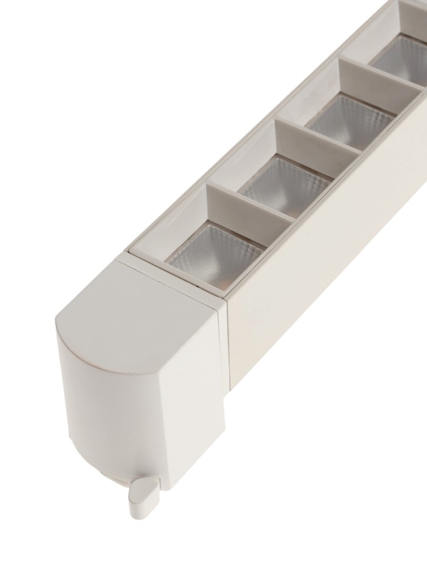 Трековый светильник линейный, поворотный, 10 Вт, 900 Лм, 4000К, IP20, белый Трековый светильник линейный, поворотный, 10 Вт, 900 Лм, 4000К, IP20, белый