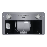 Вытяжка встраиваемая HBB 6035 IX серебристый