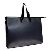 Папка А2 , 650х470х100 мм, deVENTE "Uno", с ручками, пластиковая, молния сверху, внутренний карман