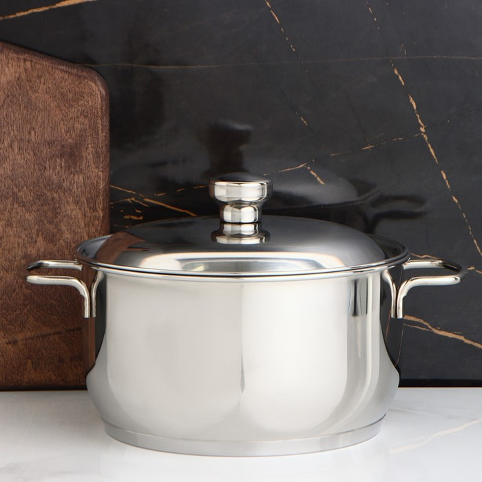 Кастрюля &laquo;Классика-прима&raquo;, 3 л, d=20 см, капсульное дно, индукция