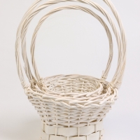 Набор 3 шт корзин плетеных 28х28х16, 22х22х15, 19х19х14 см, плетеная ручка h=_ см, серый Набор 3 шт корзин плетеных 28х28х16, 22х22х15, 19х19х14 см, плетеная ручка h=_ см, серый