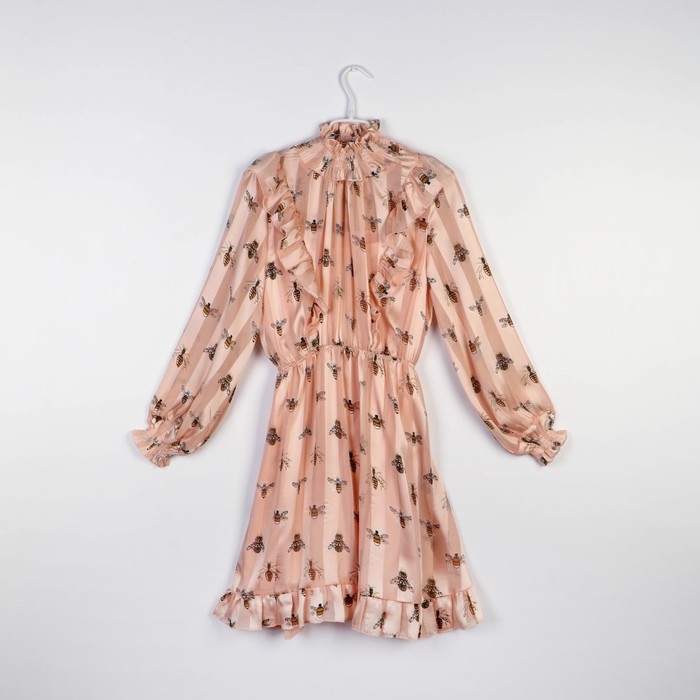 Платье шифон SL, 44, бежевый Платье шифон SL, 44, бежевый