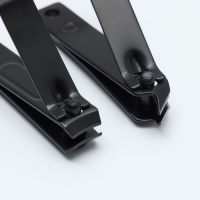 Набор маникюрный, 5 предметов, в футляре, цвет чёрный Набор маникюрный, 5 предметов, в футляре, цвет чёрный