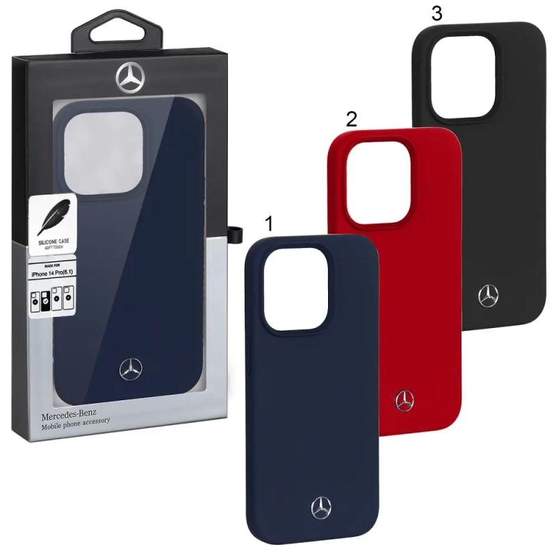 Чехол iPh 14 Pro Benz silicone