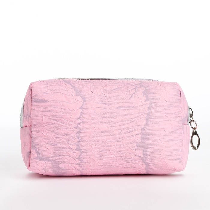 Косметичка на молнии, цвет розовый