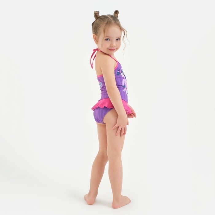 Купальник детский Мой маленький пони, рост 122-128 (34), фиолетовый Купальник детский Мой маленький пони, рост 122-128 (34), фиолетовый