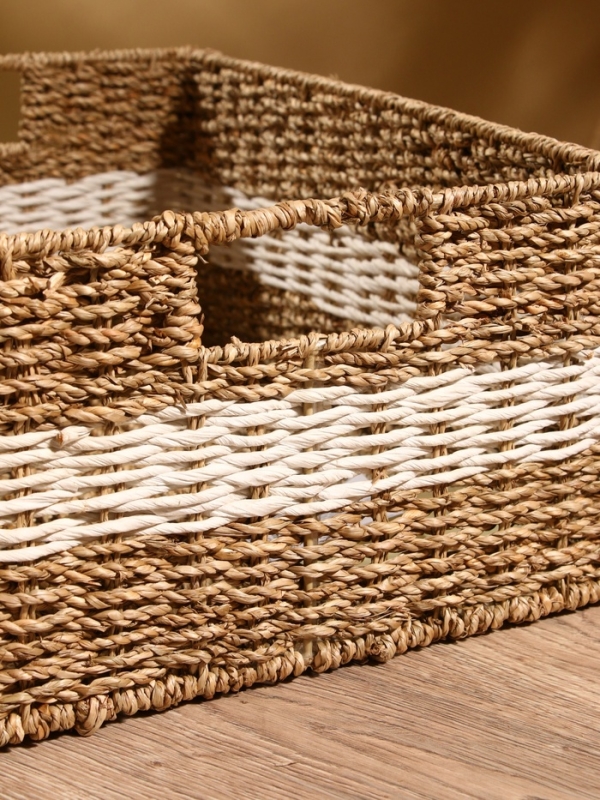 Корзина плетеная 40х30х17 см, сиграсс