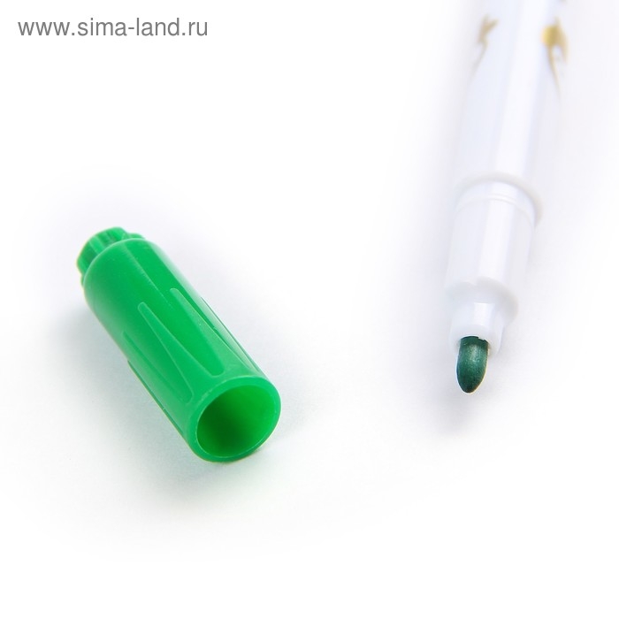 Фломастеры 12 цветов Фломастеры 12 цветов "Мышка", в пластиковом пенале с ручкой, вентрилируемый колпачок, МИКС